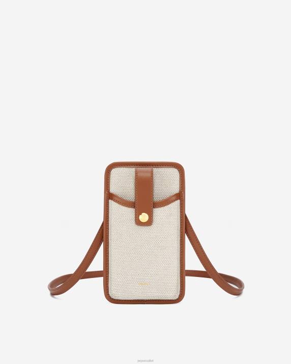 Brown JW PEI Aylin Canvas Phone Bag VV8B203