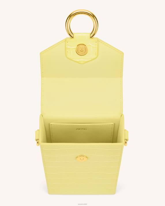 Light Yellow Croc JW PEI Lola Gradient Chain Phone Case VV8B193