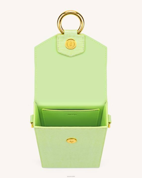 Lime Green Lizard JW PEI Lola Gradient Chain Phone Case VV8B194