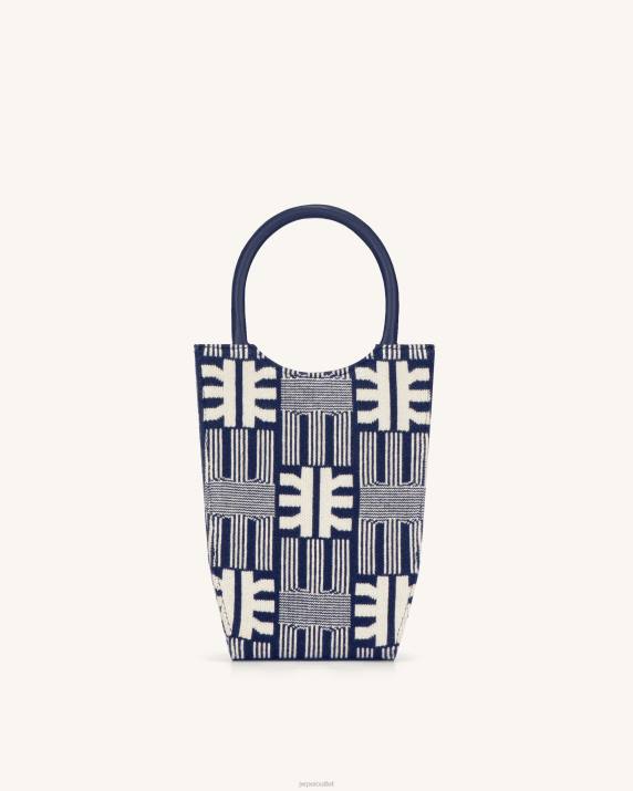 Navy JW PEI FEI Jacquard Knit Phone Bag VV8B206