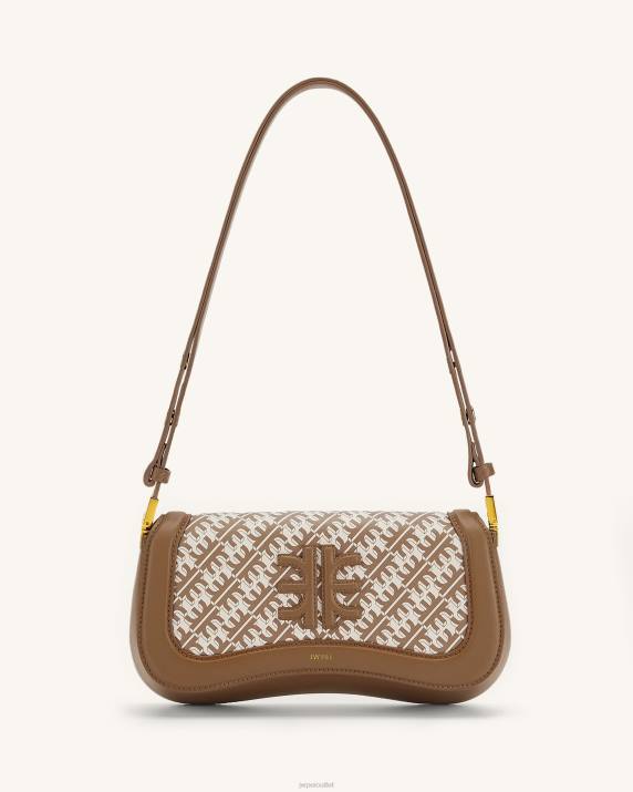 Brown JW PEI FEI Joy Shoulder Bag VV8B95
